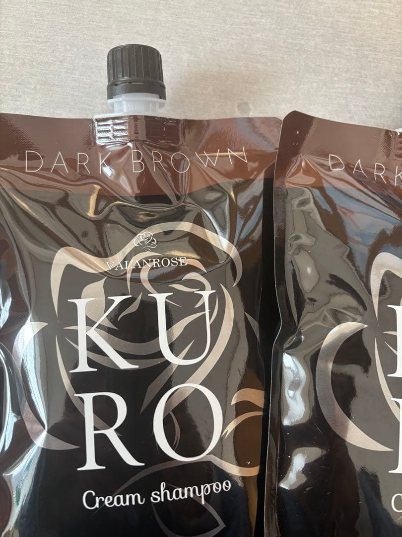 バランローズ　KUROクリームシャンプー ダークブラウン400g 2個セット