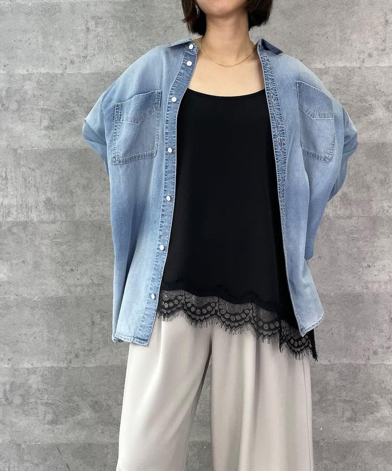 アンナケリー新品✨レースヘムアシメキャミソール 85261716
