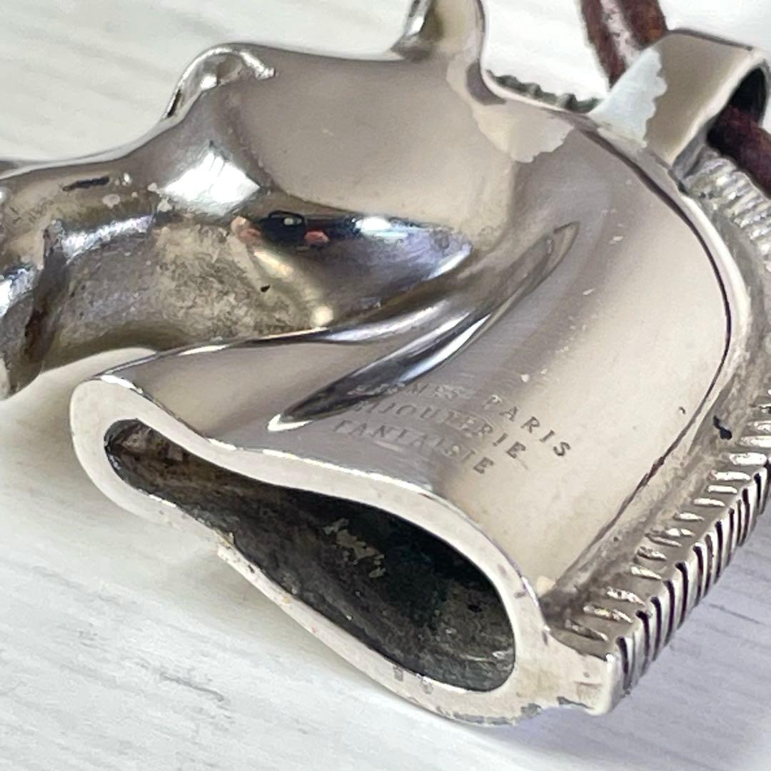 HERMES エルメス ネックレス シュバルホース チョーカー 馬 保存箱