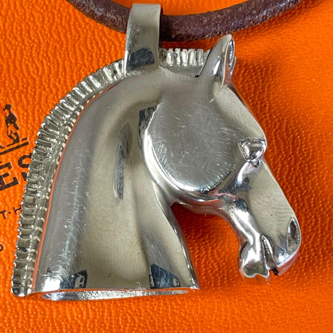 HERMES エルメス ネックレス シュバルホース チョーカー 馬 保存箱