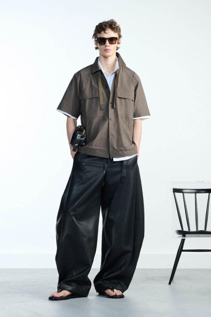 1 新品同様 26ss sacai Faux Leather Pants