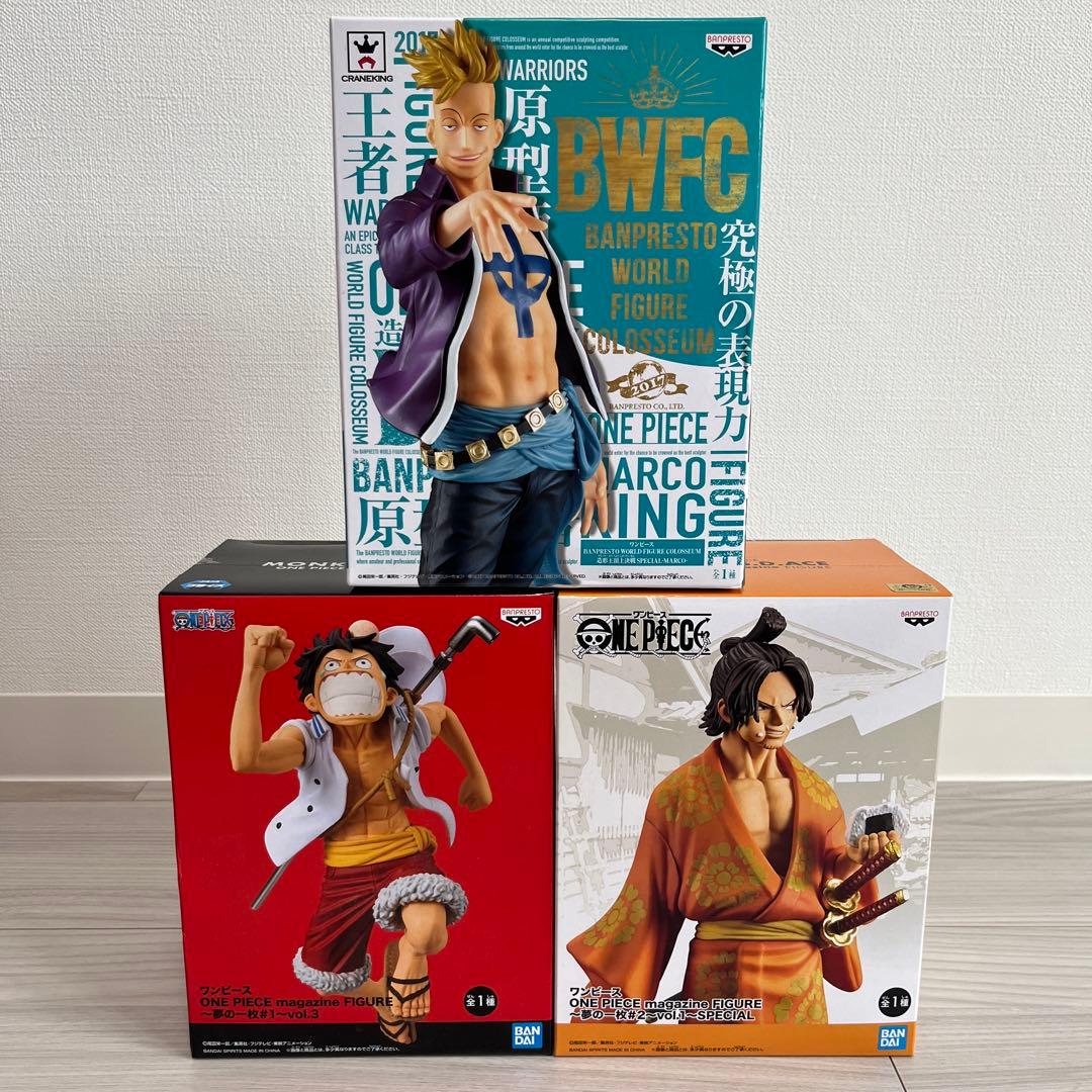 【新品、未開封】ワンピース 戦光絶景 MANHOOD フィギュア まとめ売り