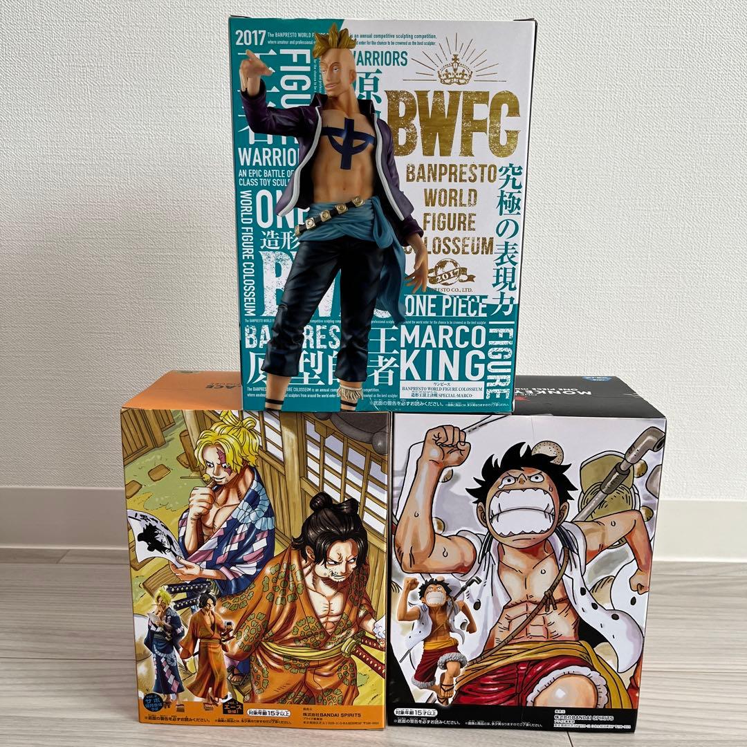【新品、未開封】ワンピース 戦光絶景 MANHOOD フィギュア まとめ売り