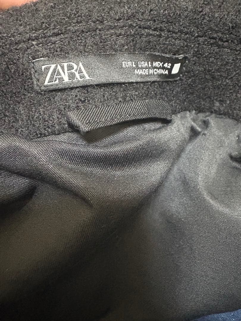 ZARA ウール混紡カジュアルジャケット