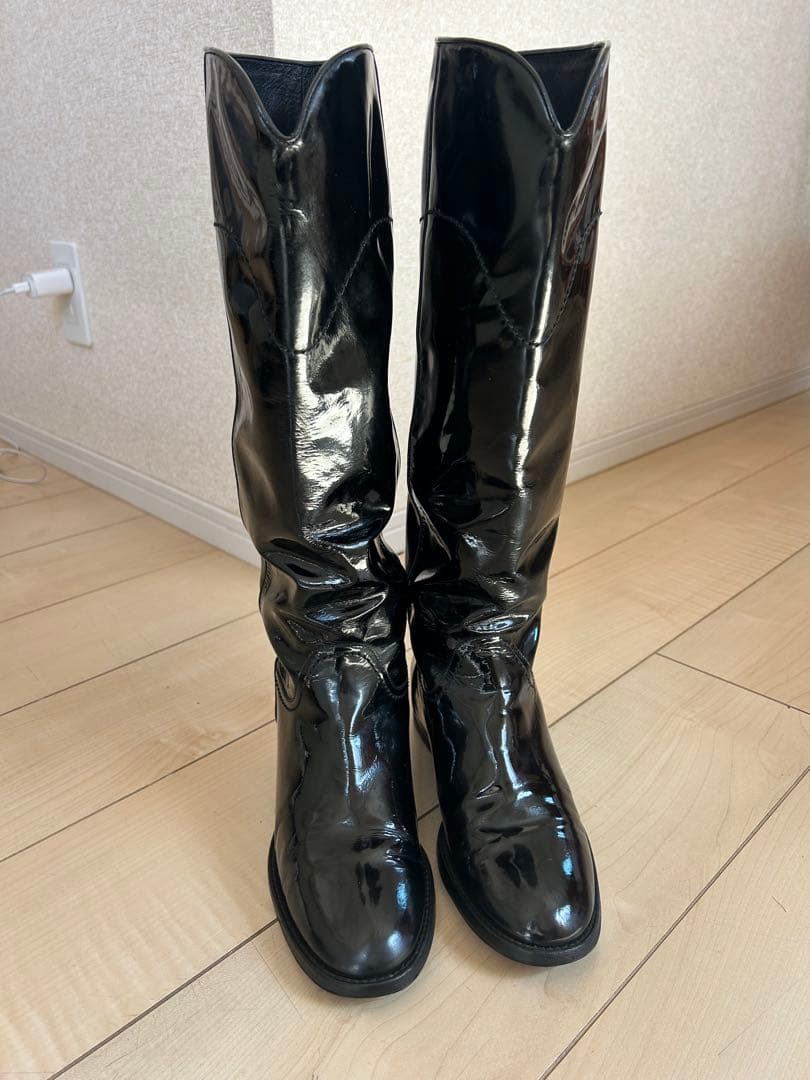 CHANEL シャネルのロングブーツ 37,5