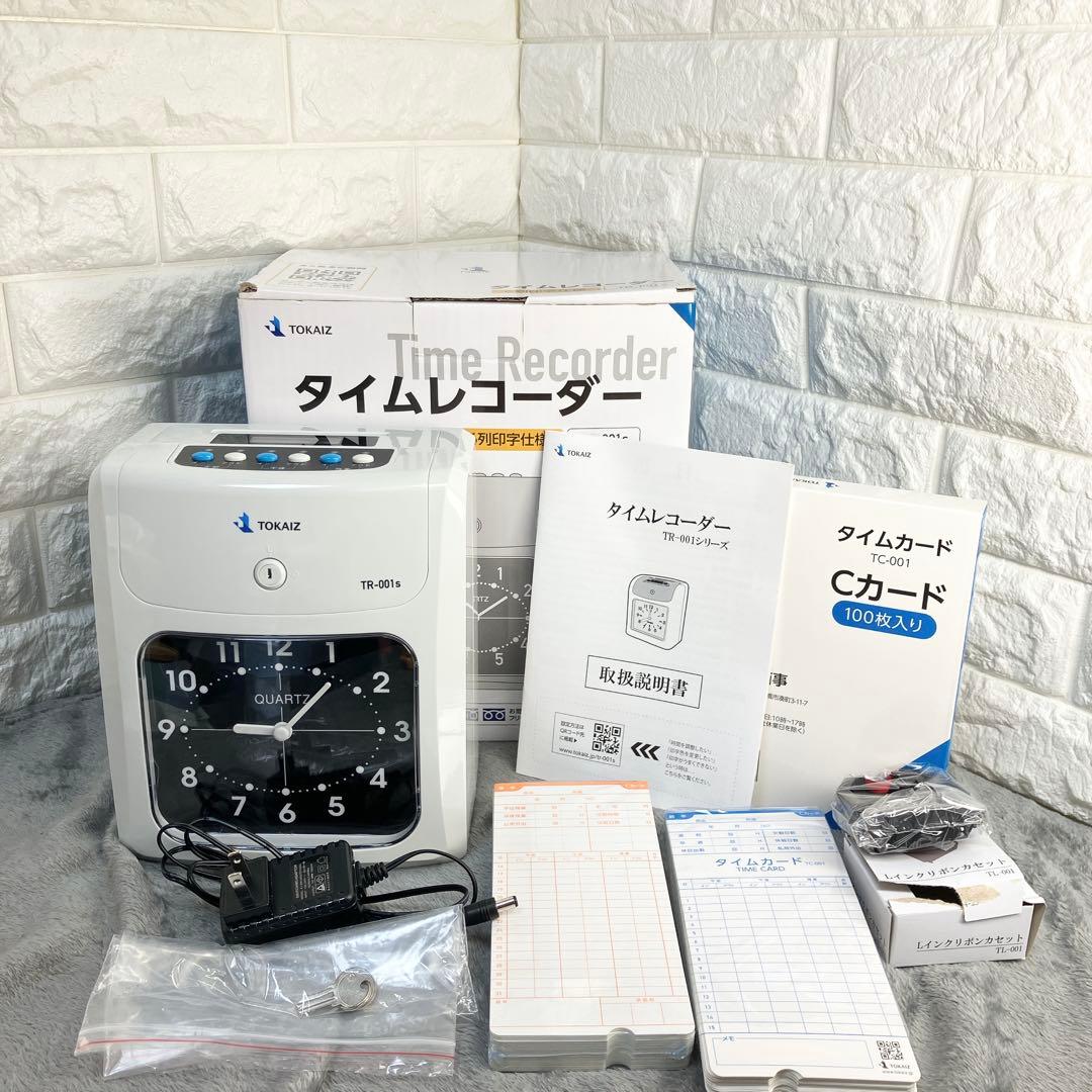 【美品】TOKAIZ トカイズ タイムレコーダー TR-001s タイムカード付