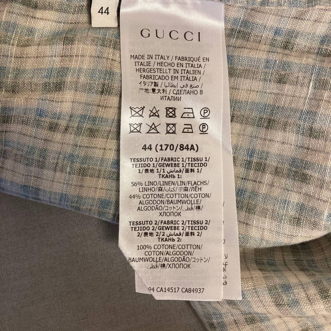 23500円から値下げGUCCI チェック柄 長袖ワンピース