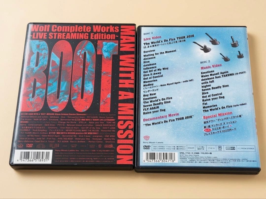 MAN WITH A MISSION DVDセット