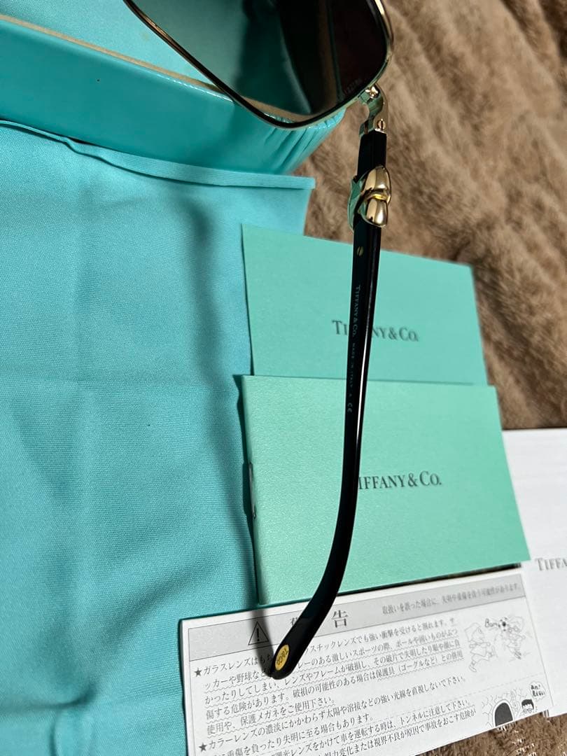 か*ー様 Tiffany & Co. ゴールドフレーム サングラス