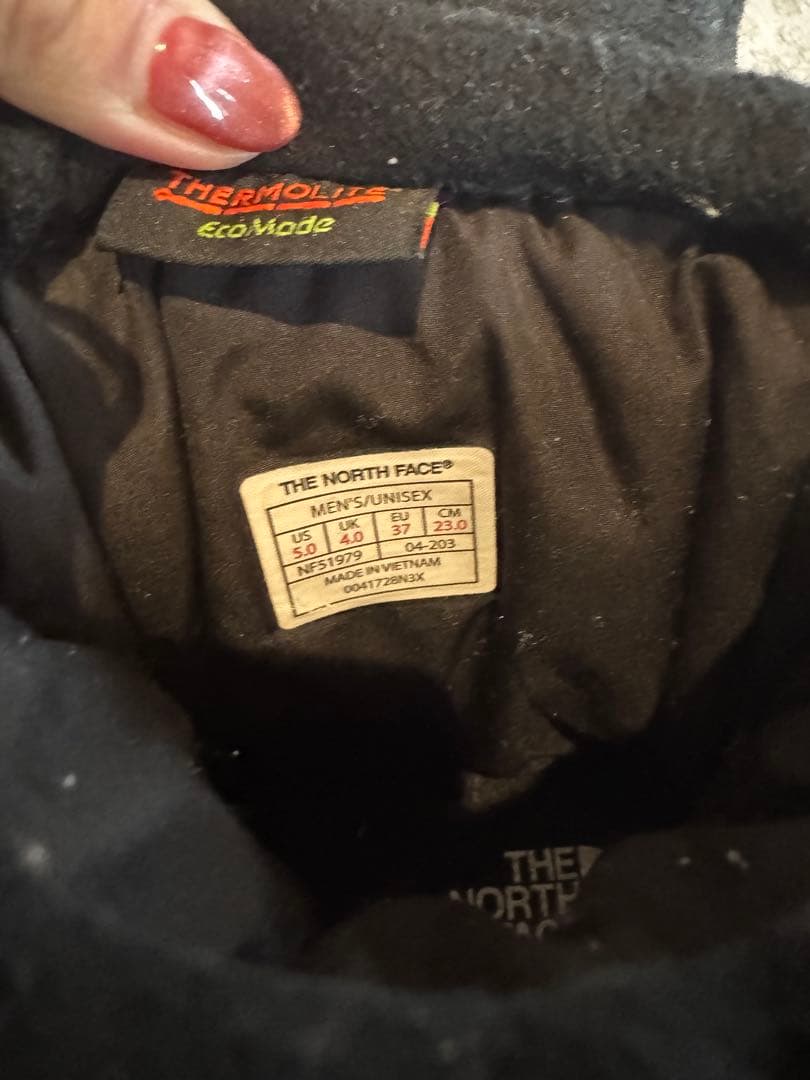 THE NORTH FACE ブラックブーツ ヌプシ