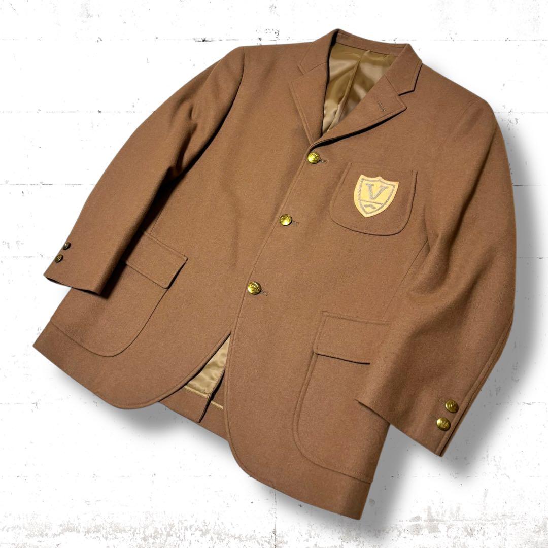極美品　archive van jacket 金ボタン　ブレザー　キャメル　M