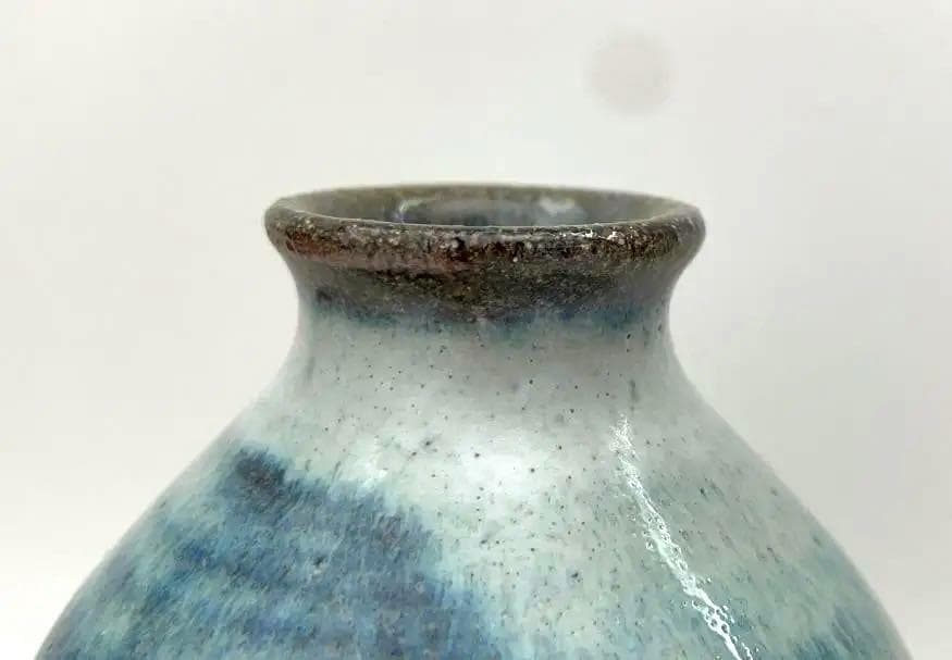 工芸品 Flower base Sake bottle Karatsu-yaki