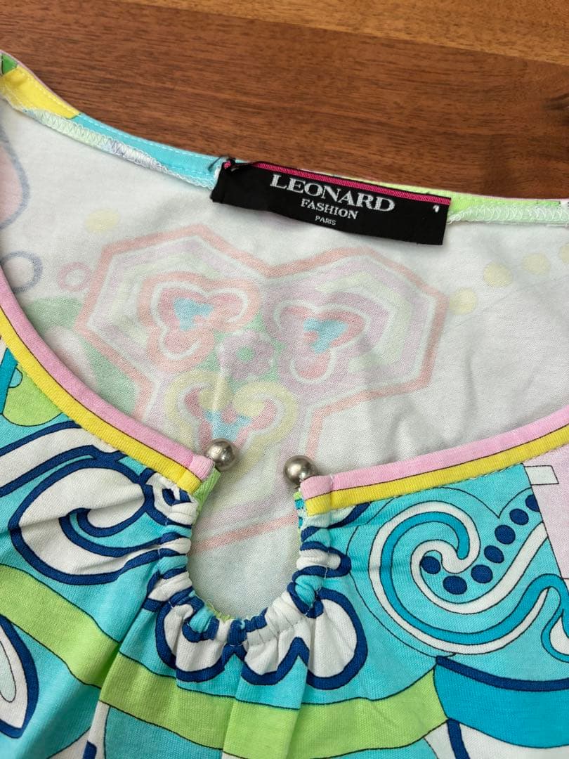 LEONARD 花柄 半袖Tシャツ 2枚セット