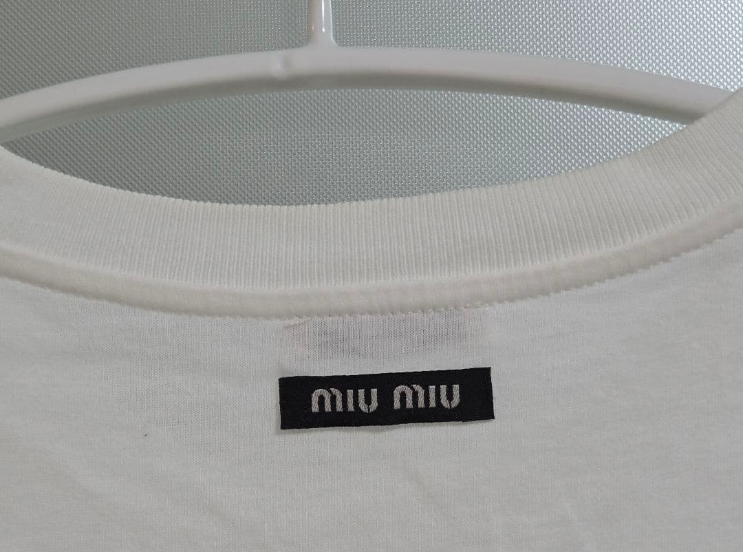 ☆MIU MIU ミュウミュウ トップス ロゴ Tシャツ☆