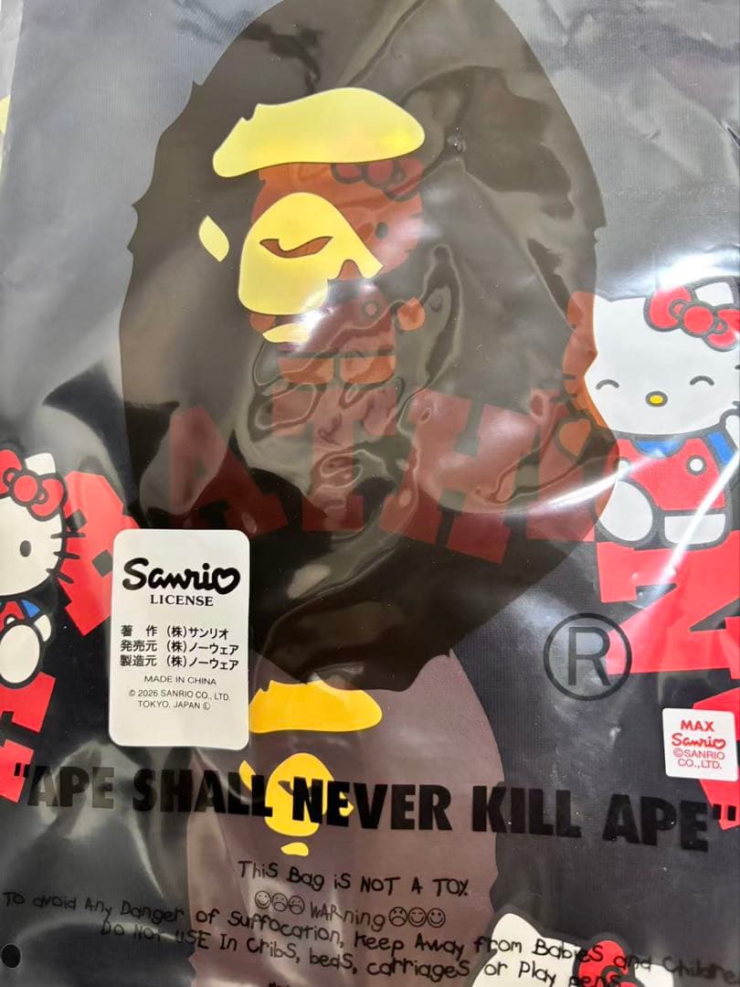 BAPE X HELLO KITTY COLLEGE MINI TEE Mサイズ