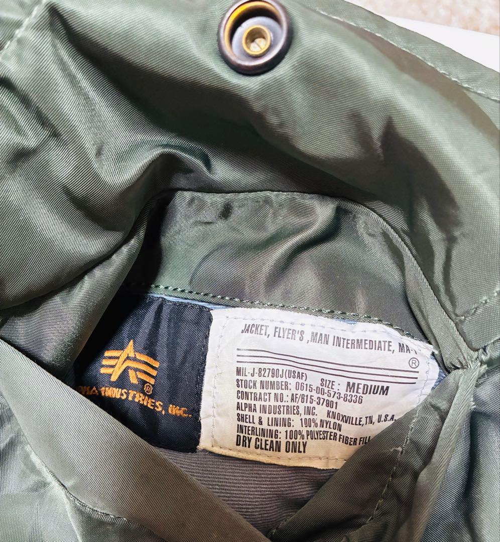 【美品】MA-1 ALPHA INDUSTRIES,