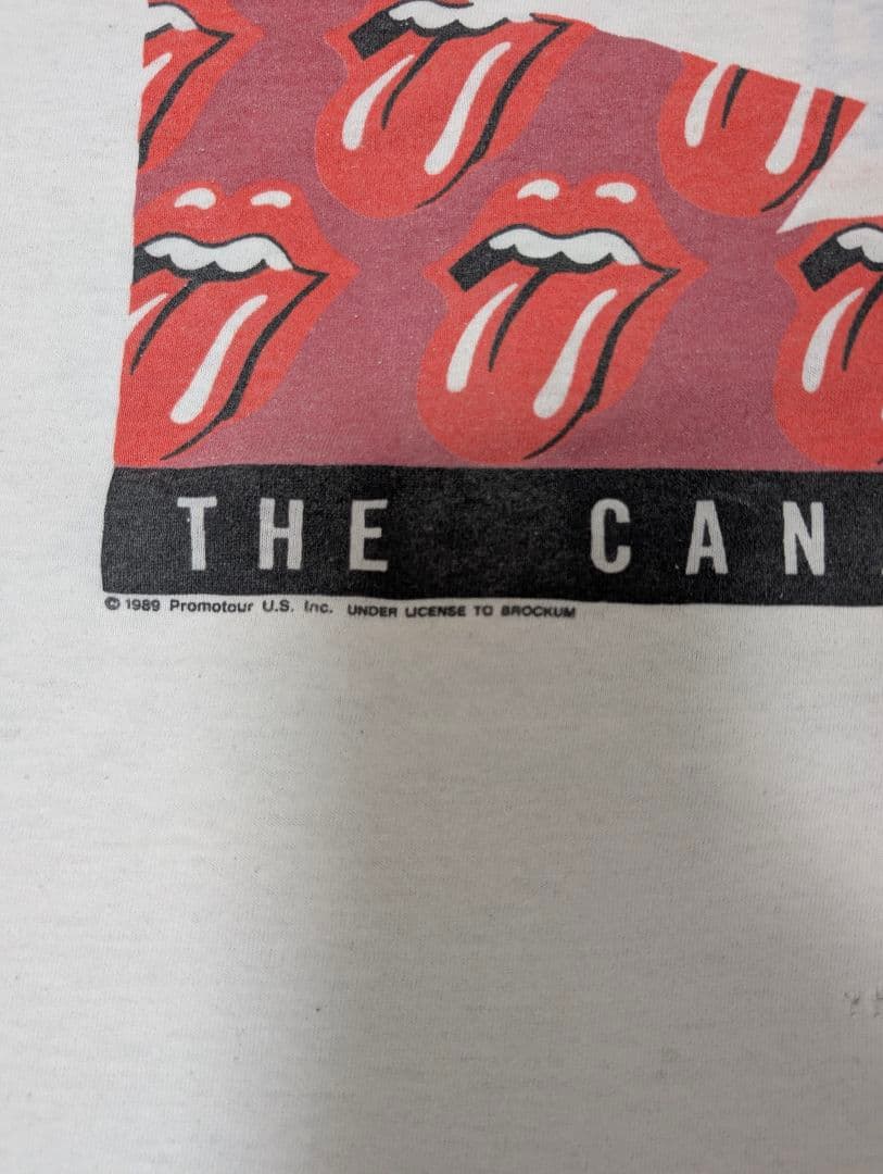 希少☆80s ローリングストーンズ カナダツアー 1989 ヴィンテージTシャツ
