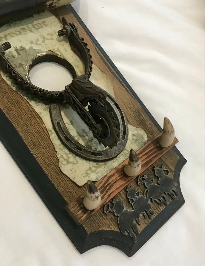 【USA】L.A メルローズ　ヴィンテージショップ購入　壁掛け　キーフック