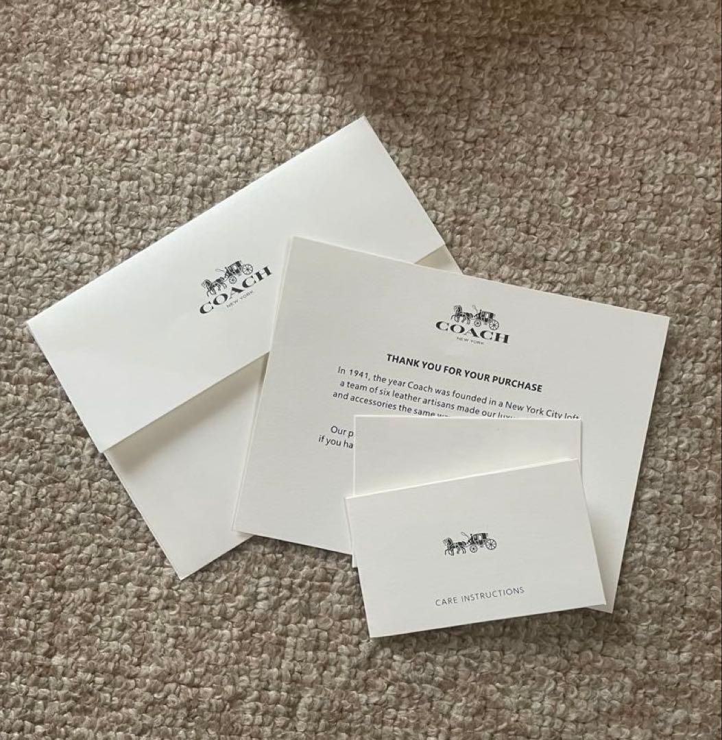 【未使用】COACH ブラック 二つ折り財布