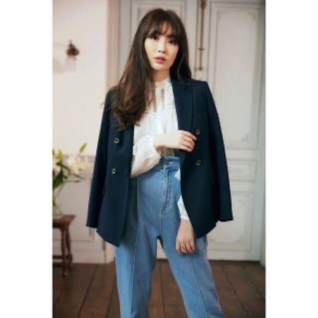 ジャケット・アウター herlipto Double-breasted Twill Blazer