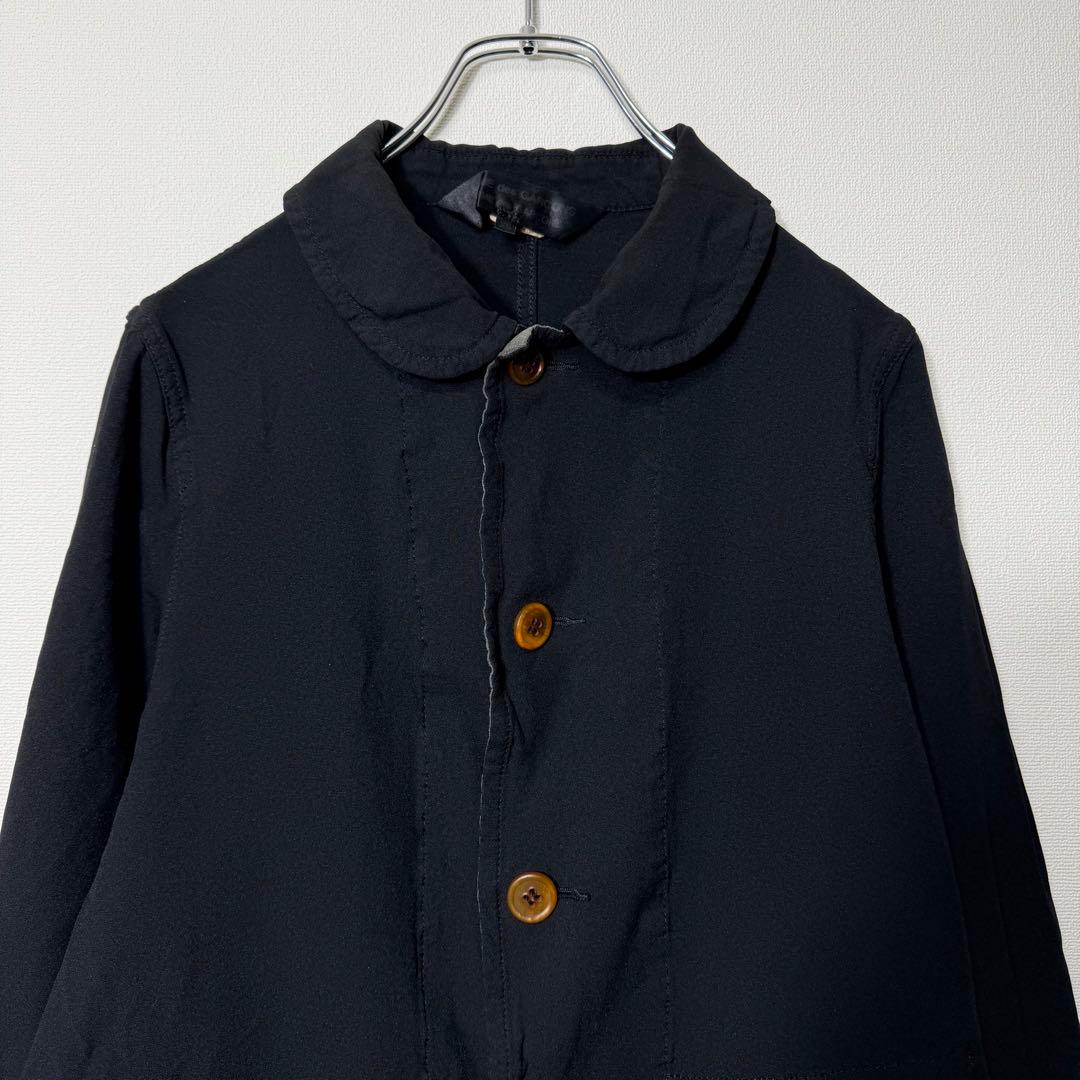 コムデギャルソン コムコム 丸襟コート ラウンドカラー 14SS ポリエステル