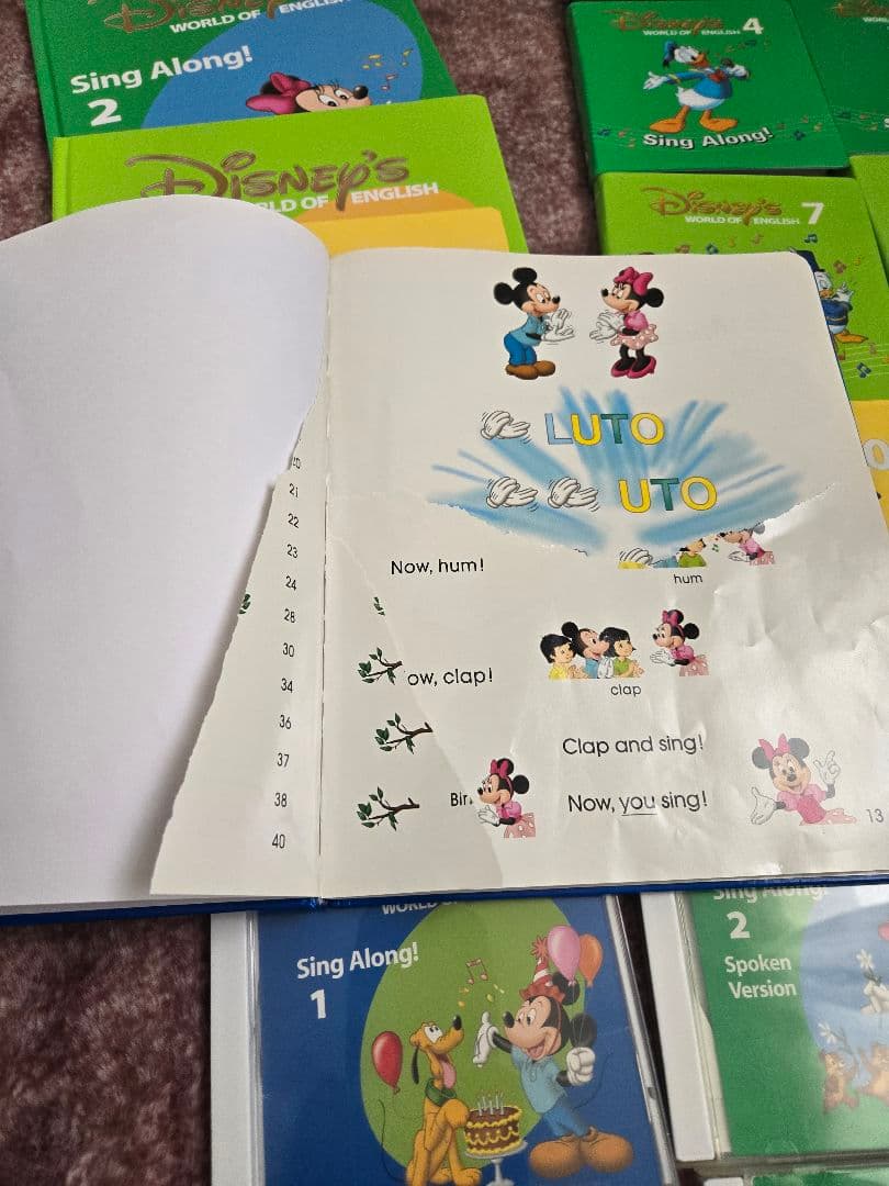 Disney's Sing Along! シリーズ全12巻新子役