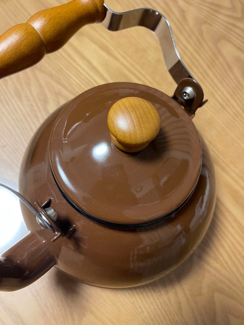 月兎印ケトル　2.2L ブラウン