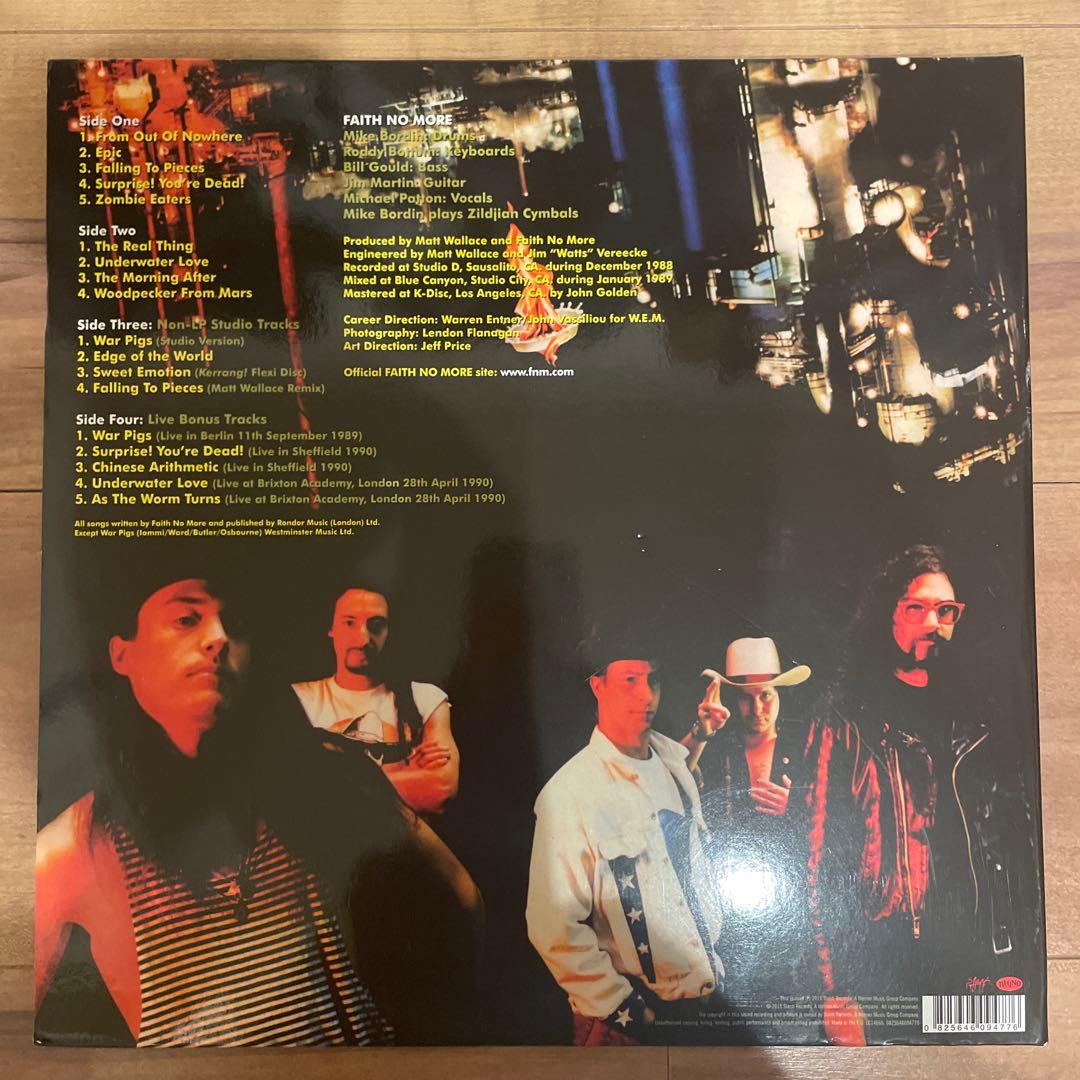 希少！Faith No More The Real Thing 2LP レコード
