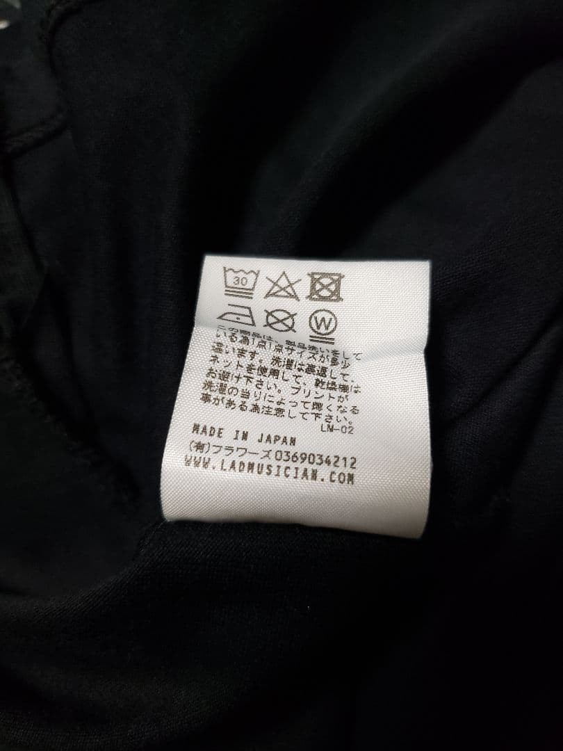 LAD MUSICIAN Tシャツ ブラック フリーサイズ
