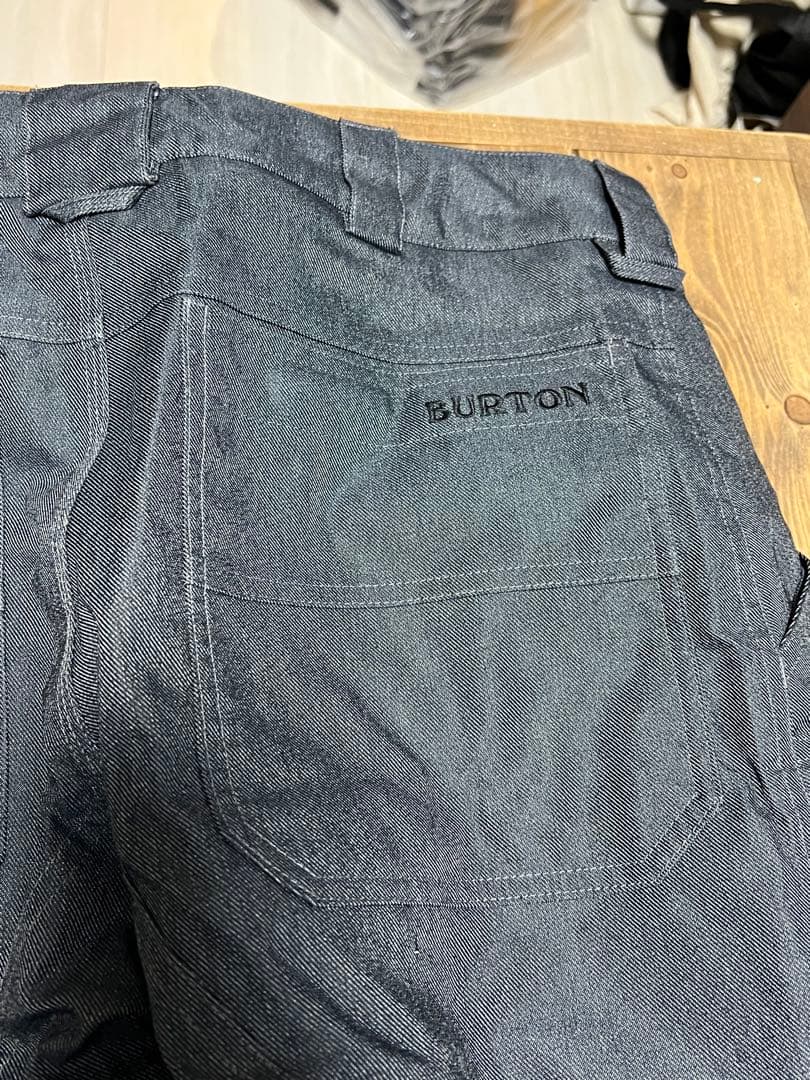 BURTON スノーボードパンツ デニム風