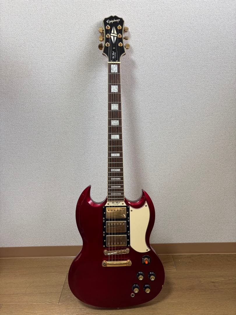 Epiphone SG Custom Limited Edition 3PU 赤