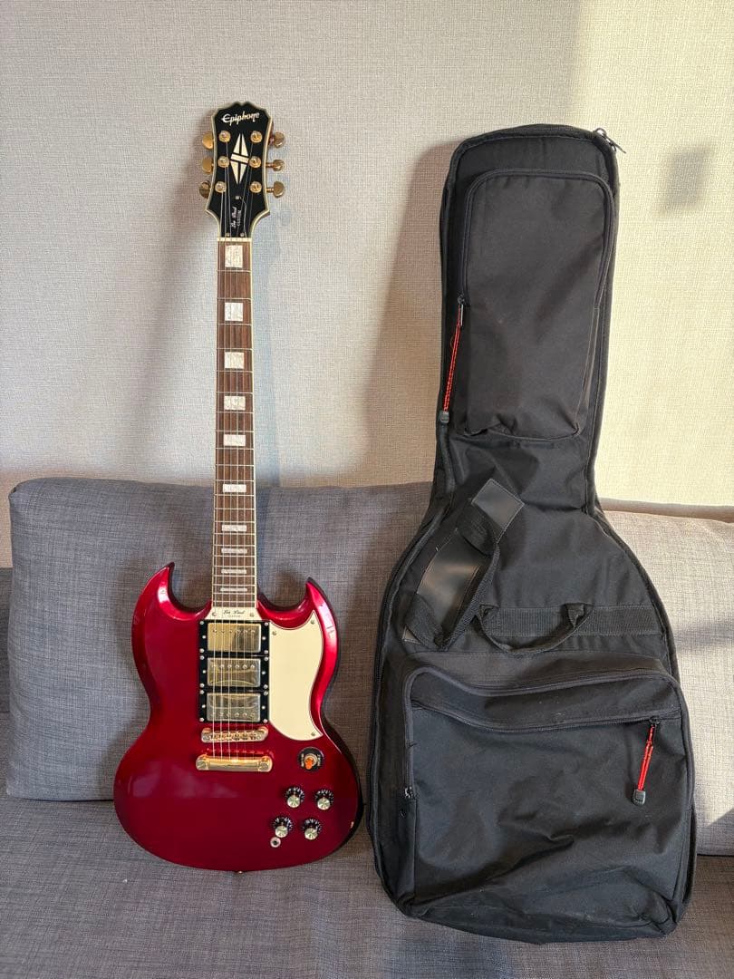 Epiphone SG Custom Limited Edition 3PU 赤