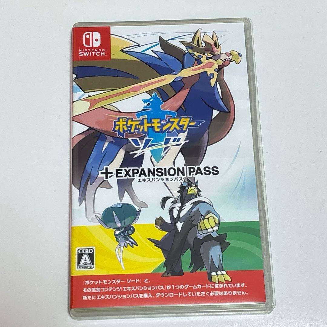 【完品】ポケットモンスターソード エキスパンションパス Switchカセット