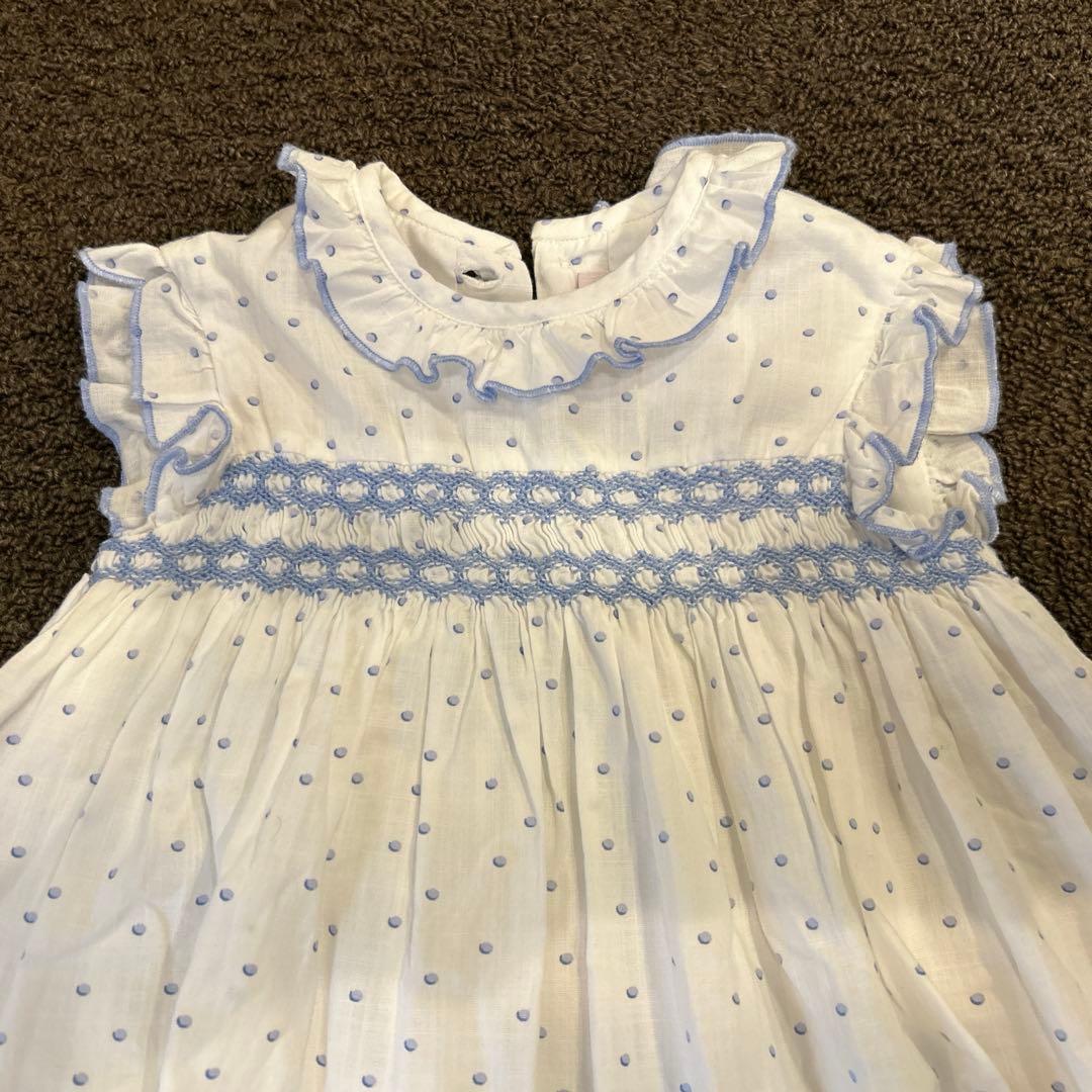 Amaia♡水色ドットワンピース　90cm
