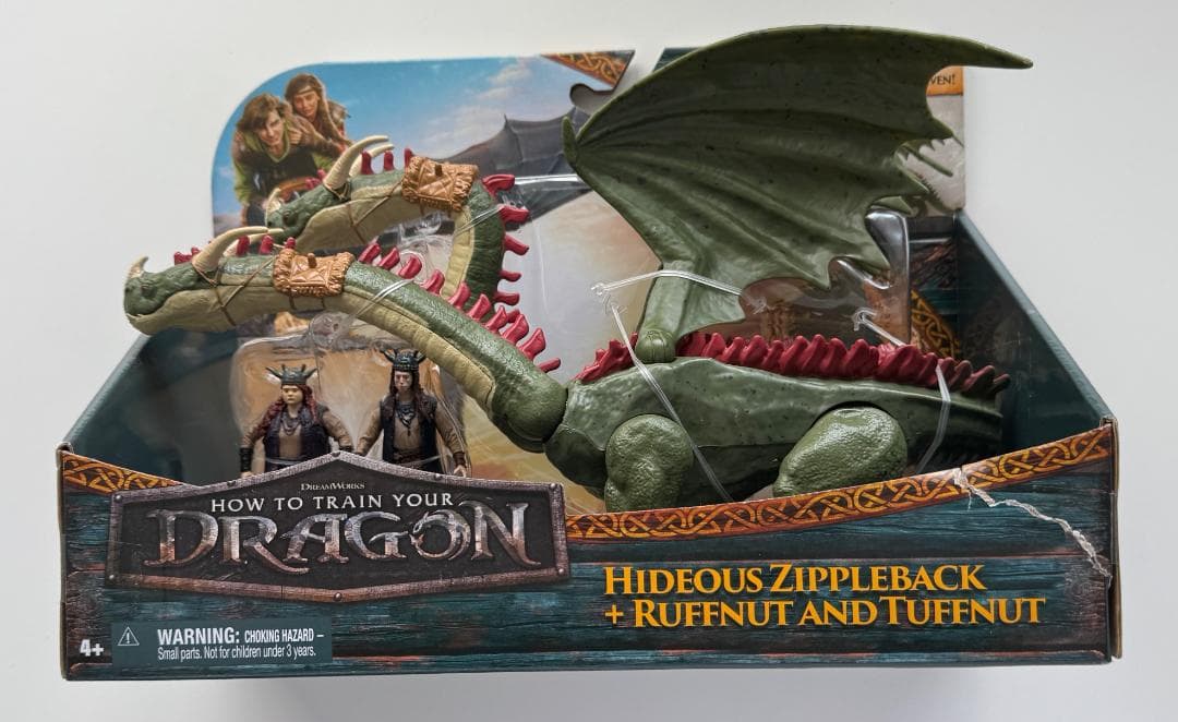 ヒックとドラゴン フィギュア ダブルジップ & ラフ & タフ