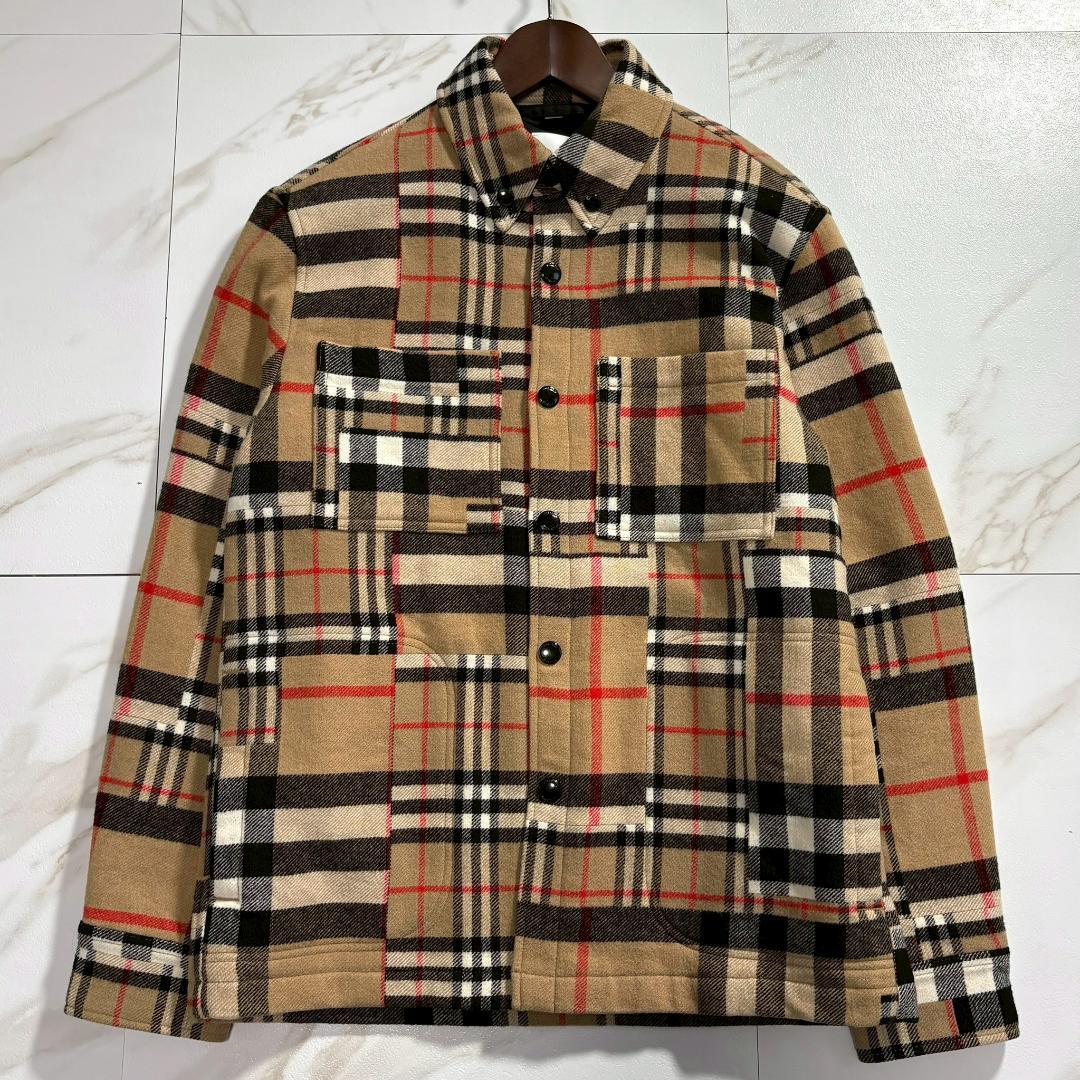 【美品】バーバリー ロンドン ノバチェック パッチワーク ブルゾン ジャケット