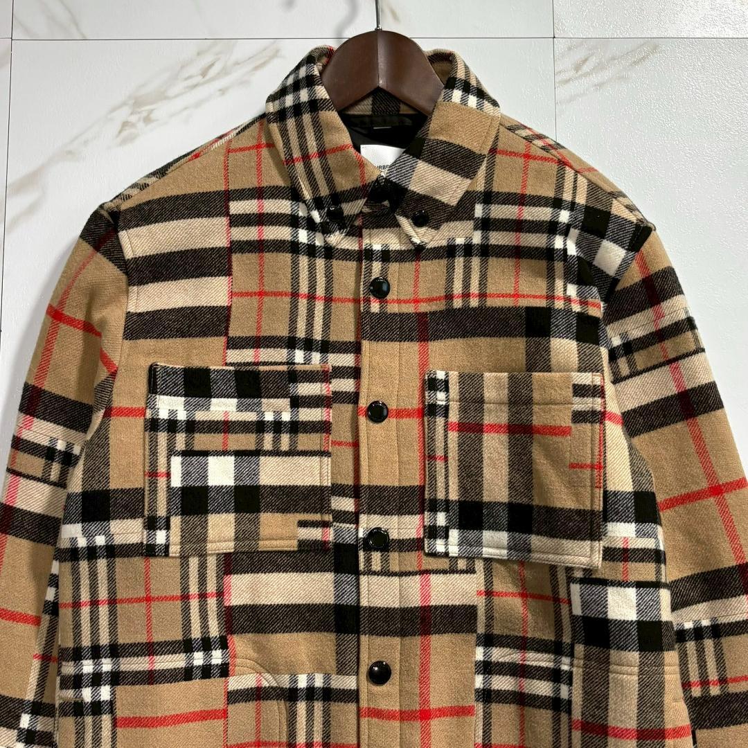 【美品】バーバリー ロンドン ノバチェック パッチワーク ブルゾン ジャケット