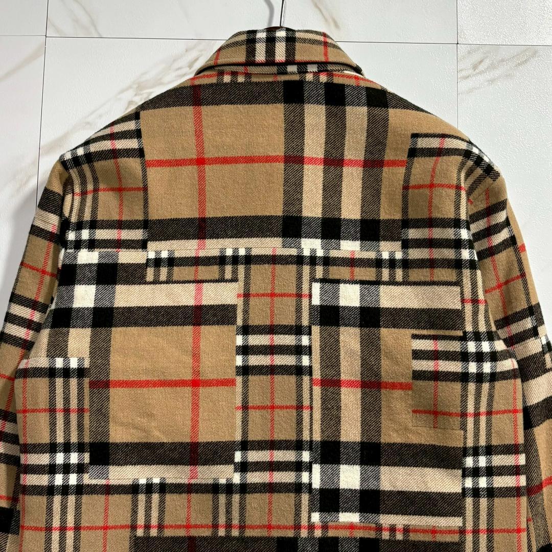 【美品】バーバリー ロンドン ノバチェック パッチワーク ブルゾン ジャケット