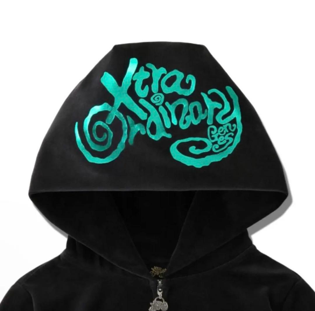 XG ベロア ジップ フーディ Sサイズ
