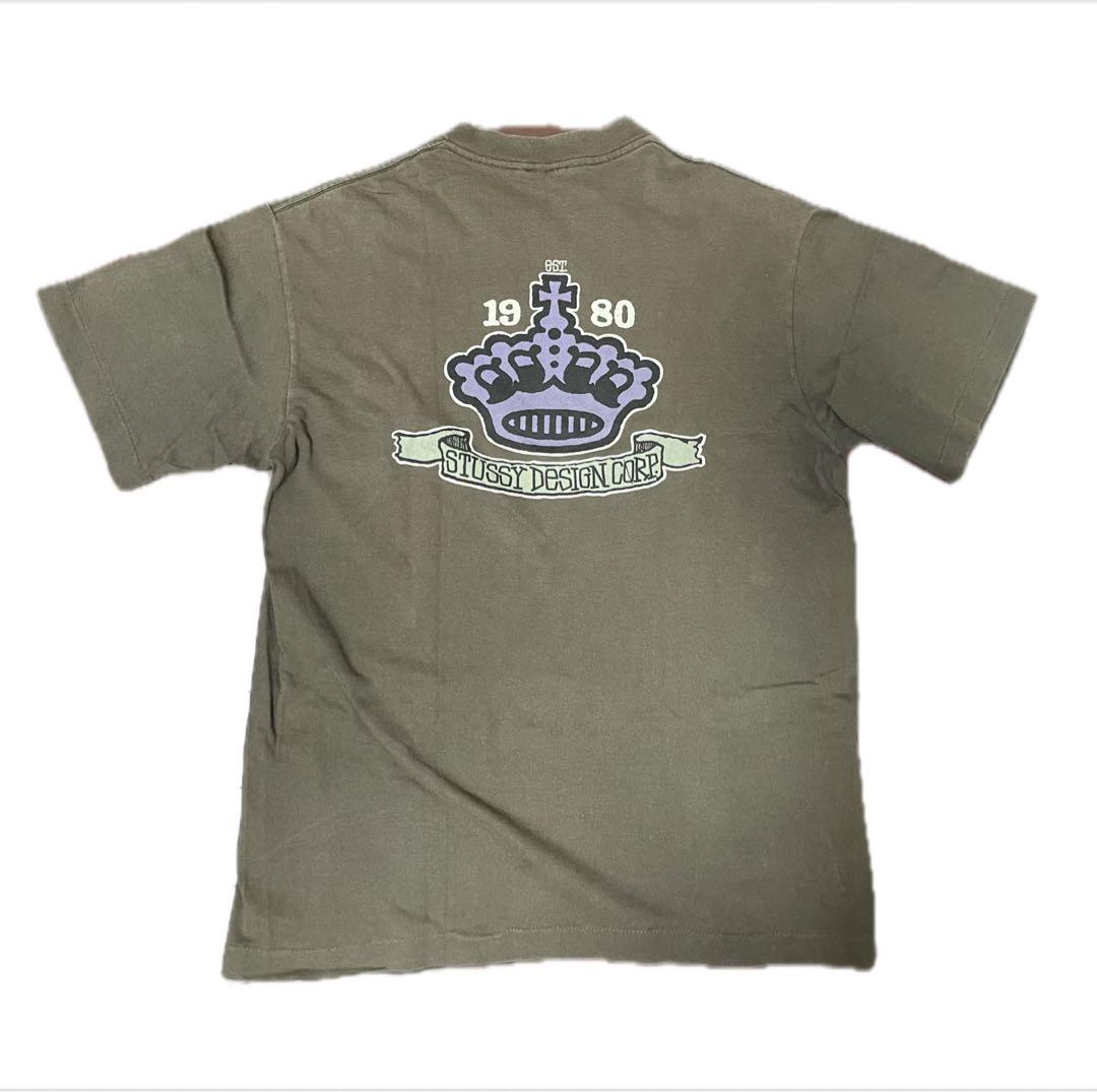 old stussy 80s 90s 黒タグ　Tシャツ