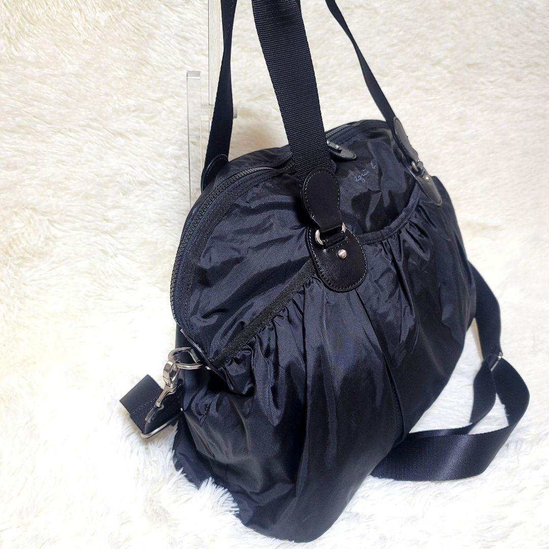 極美品❤️アニエスベー ボヤージュ ボストンバッグ 2way 軽量
