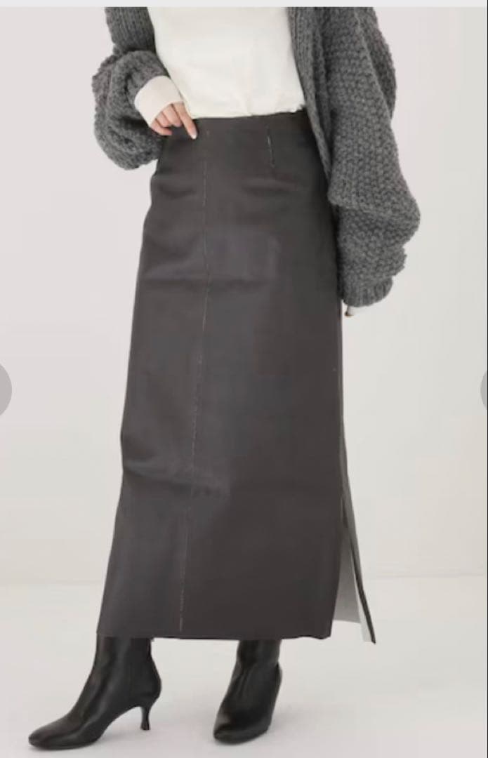 SEEALL/シーオール BIKER SKIRT 38 タグ付 定価9万以上