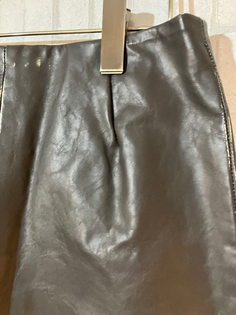 SEEALL/シーオール BIKER SKIRT 38 タグ付 定価9万以上