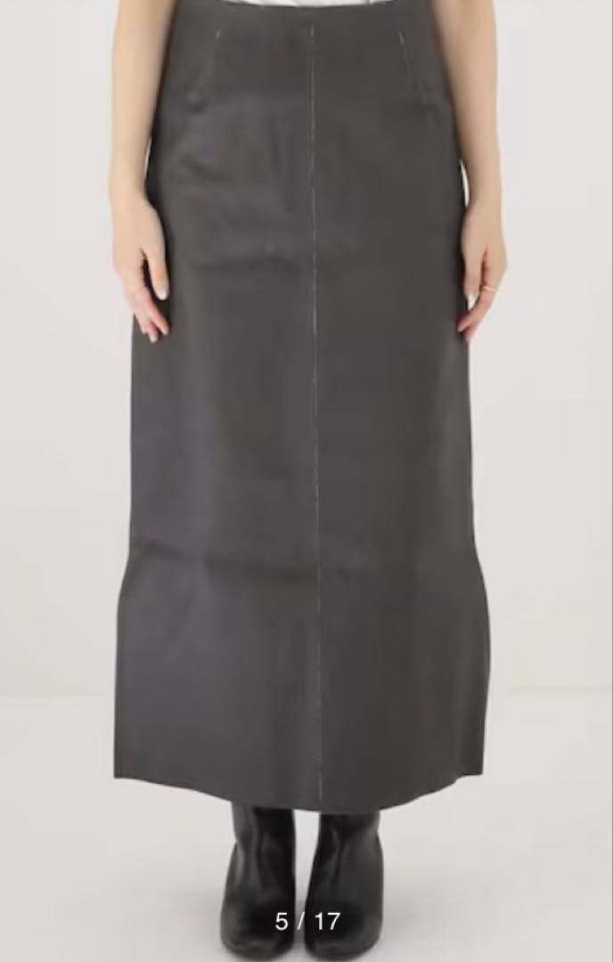 SEEALL/シーオール BIKER SKIRT 38 タグ付 定価9万以上