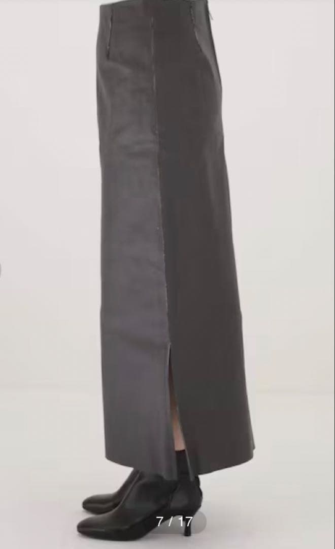 SEEALL/シーオール BIKER SKIRT 38 タグ付 定価9万以上
