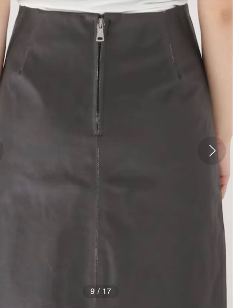 SEEALL/シーオール BIKER SKIRT 38 タグ付 定価9万以上