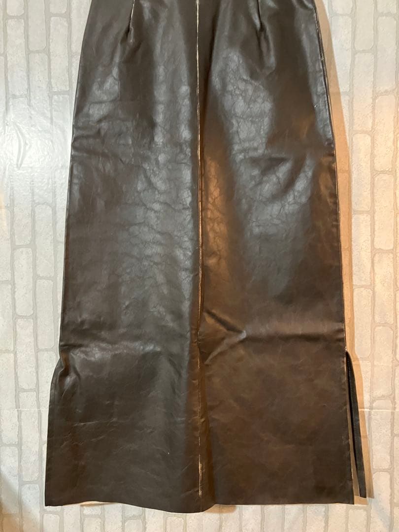SEEALL/シーオール BIKER SKIRT 38 タグ付 定価9万以上