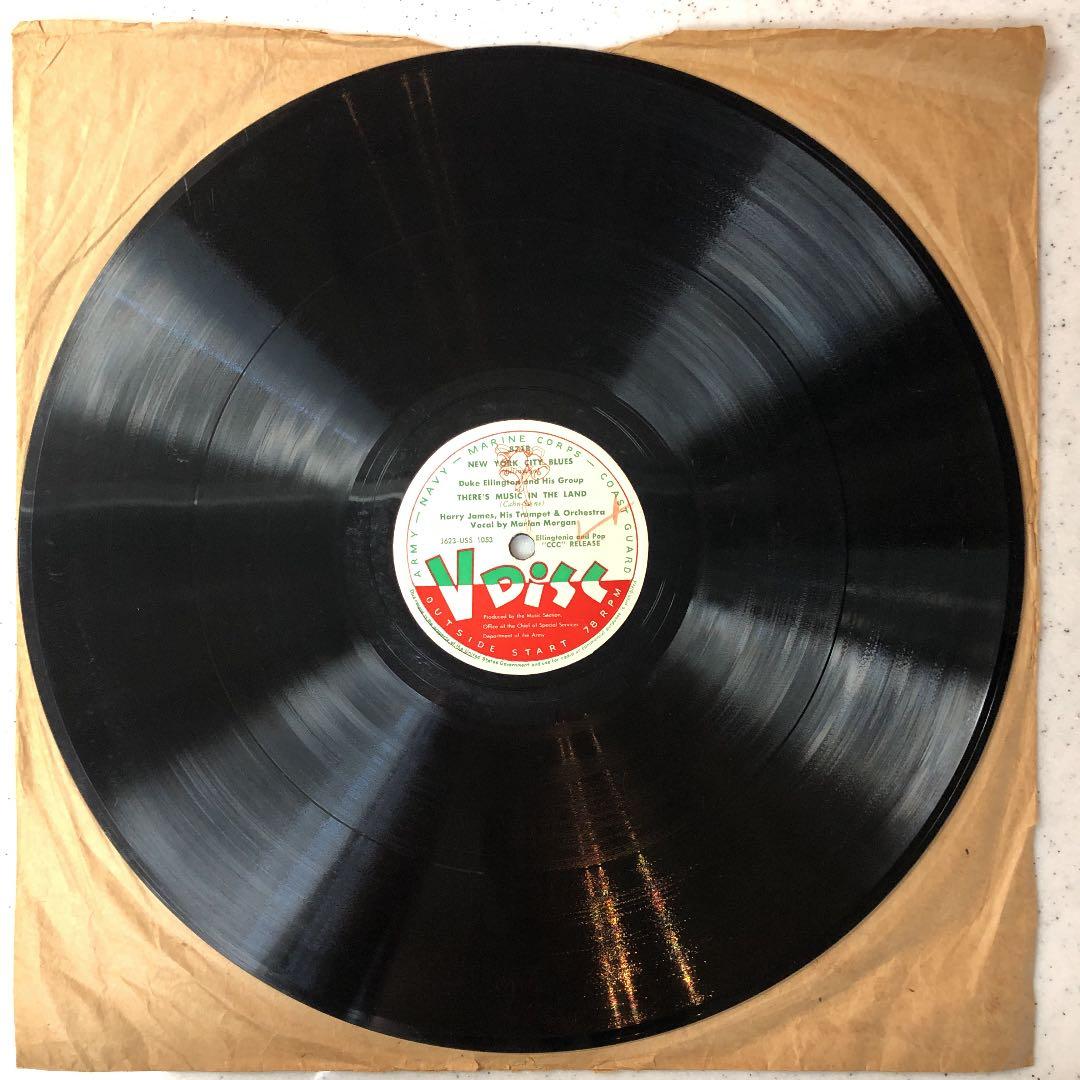 DUKE ELLINGTON / HARRY JAMES 軍放送用 SP盤