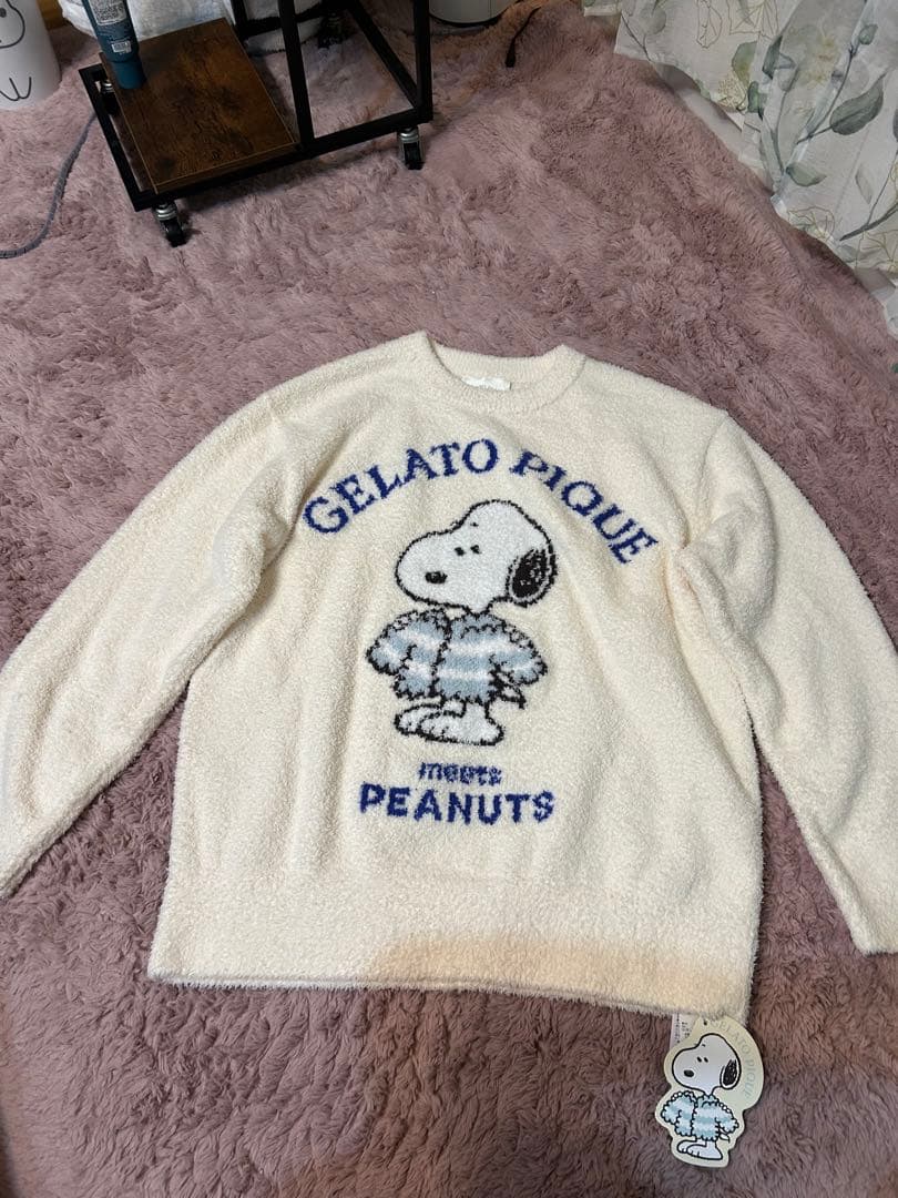 GELATO PIQUE スヌーピー フリースルームウェア
