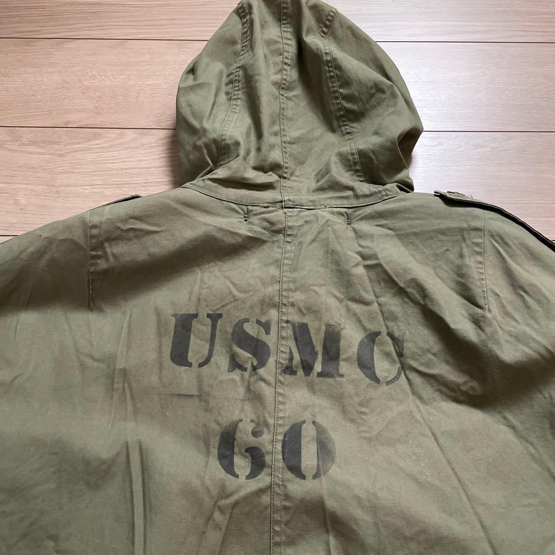 希少 50s M-51 フィッシュテールパーカ ライナー付 ステンシル USMC